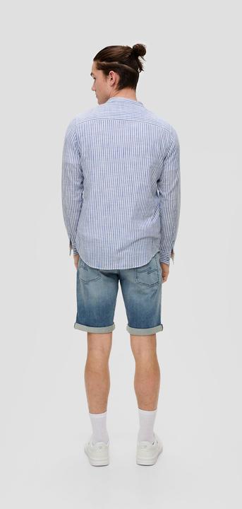 Produktbild s.Oliver Hemd Hemd im Slim Fit mit Webstruktur (S)