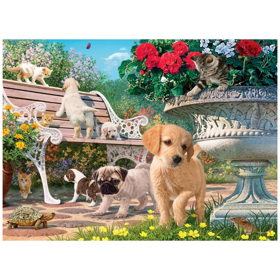 Thumbnail - Anatolian 3326 puzzle 260XL pcs. Animals playing hide and seek by Steve Read (260 Teile)