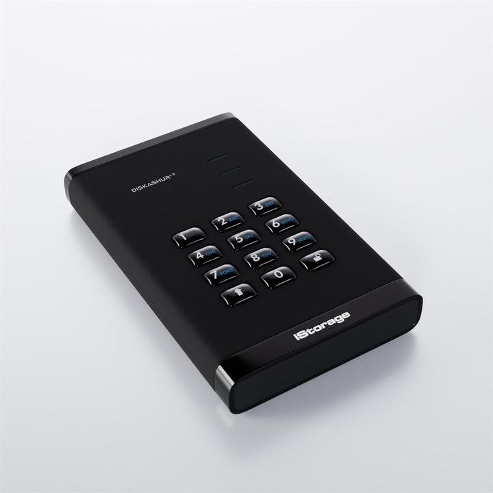 Actual product image iStorage diskAshur3 HDD 5TB - Black (5 TB)