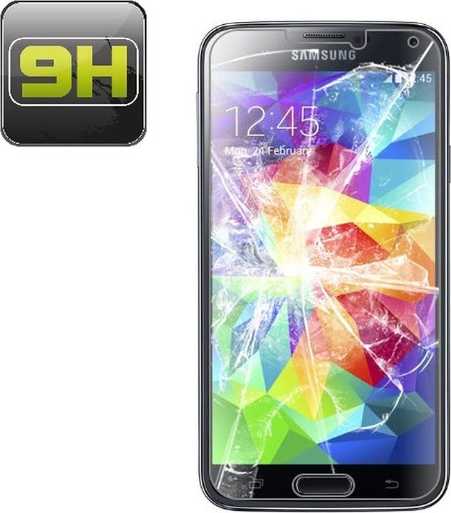 Actual product image Protectorking 6x real tempered 9H armoured glass 3D CLEAR (6 pcs., Samsung Galaxy S5)
