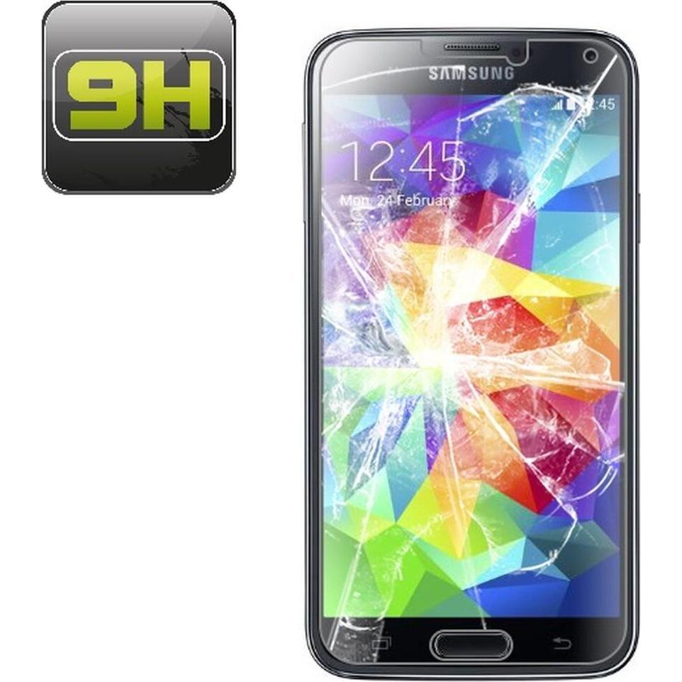 Protectorking 1x echtes Tempered 9H Panzerhartglas 3D KLAR (1 Stück, Samsung Galaxy S5), Smartphone Schutzfolie