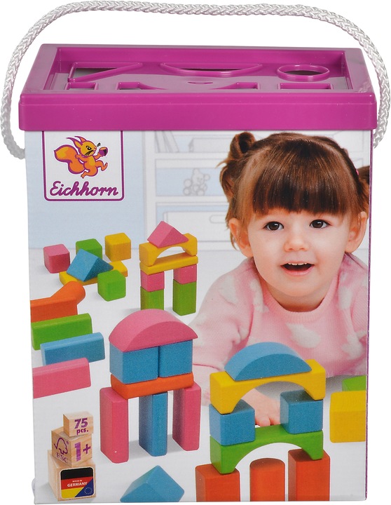 Eichhorn Colorful wooden blocks