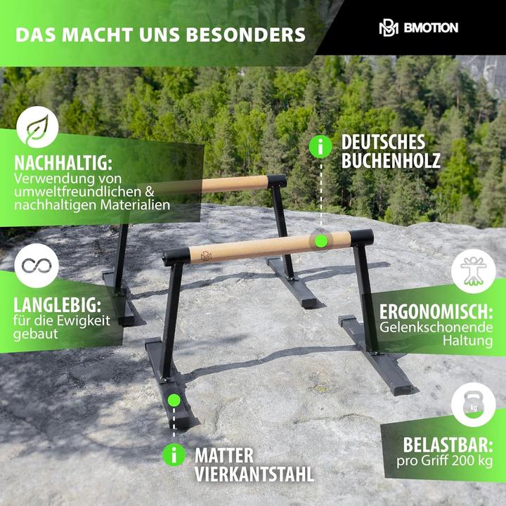 Produktbild Müller & Blum Parallettes, Holz