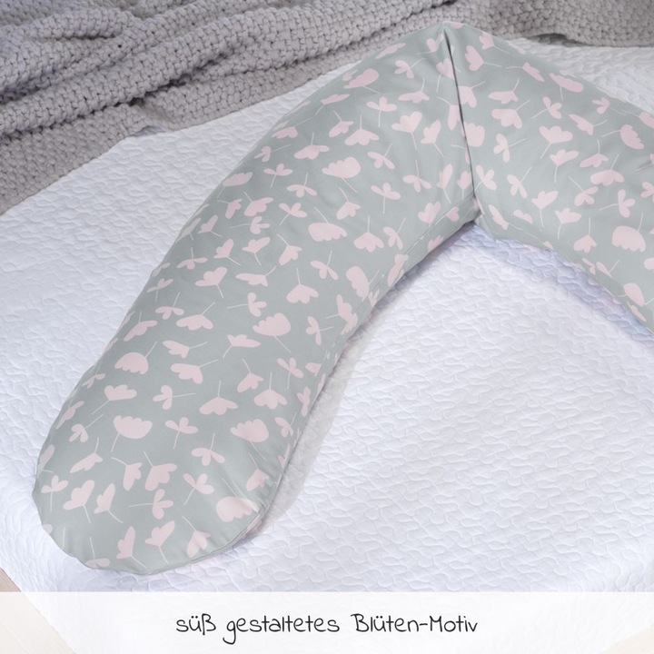 Produktbild Theraline Stillkissen "Das Original" mit Polyester Hohlfaser Füllung inkl. Bezug 190 cm (190 cm)