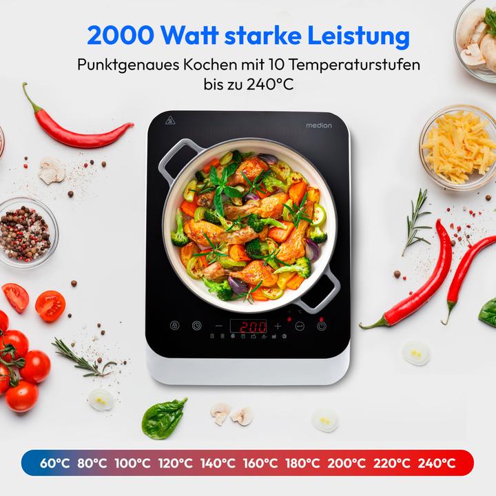 Actual product image Medion Induction hotplate MD 18490 2000 W