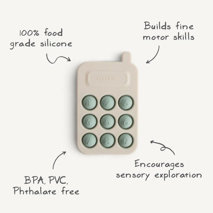 Produktbild Mushie Phone Druckspielzeug