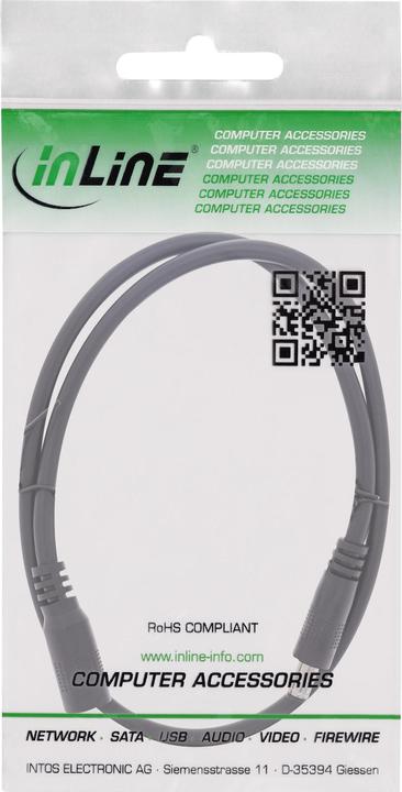 Actual product image InLine DC Verlängerungskabel (0.50 m)