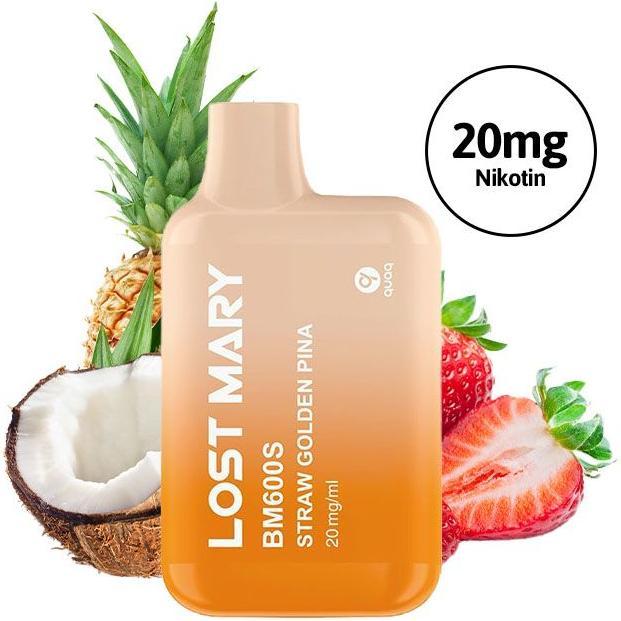 Immagine prodotto Lost Mary Straw Golden Pina (Ananas, Cocco, Fragola)
