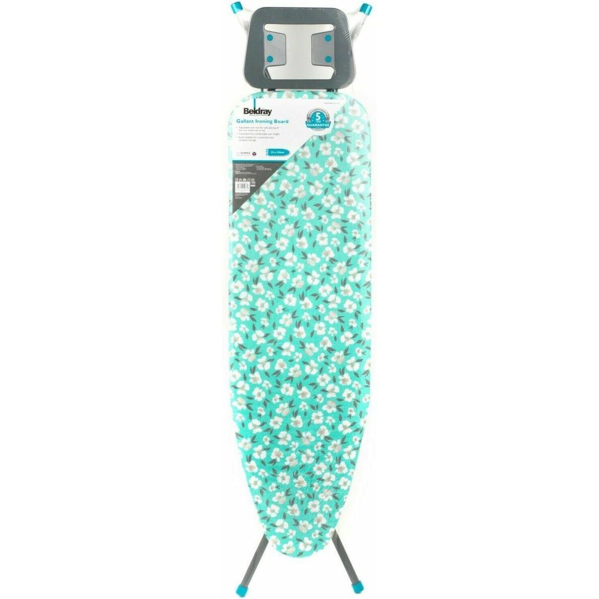 Beldray LA023995POPEU7 110 X 33 CM, Asse da stiro, Multicolore, Turchese