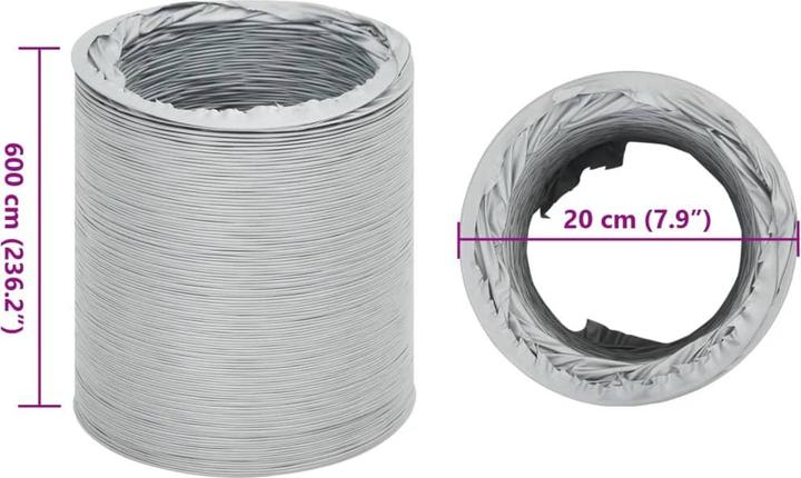 Image du produit vidaXL Tuyau d'évacuation d'air