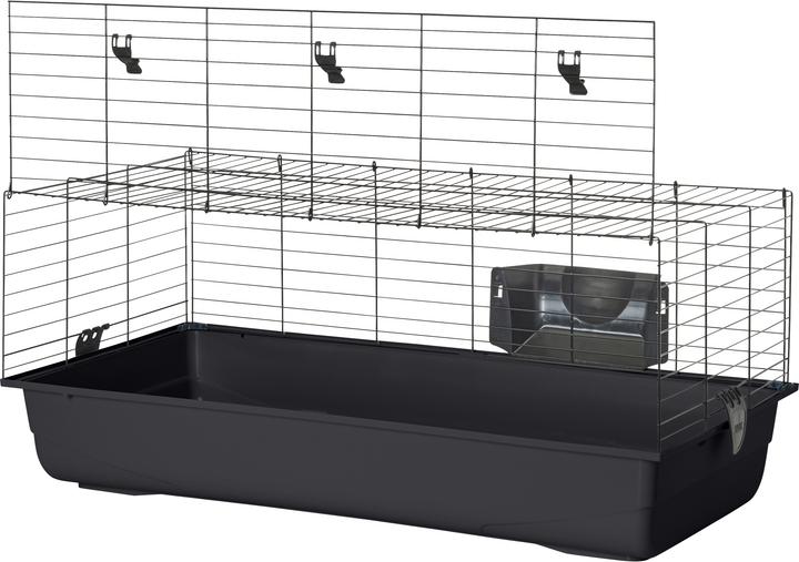 Produktbild Savic Ambiente 100 Small Animal Cage black w/assorted grey/red Bottom