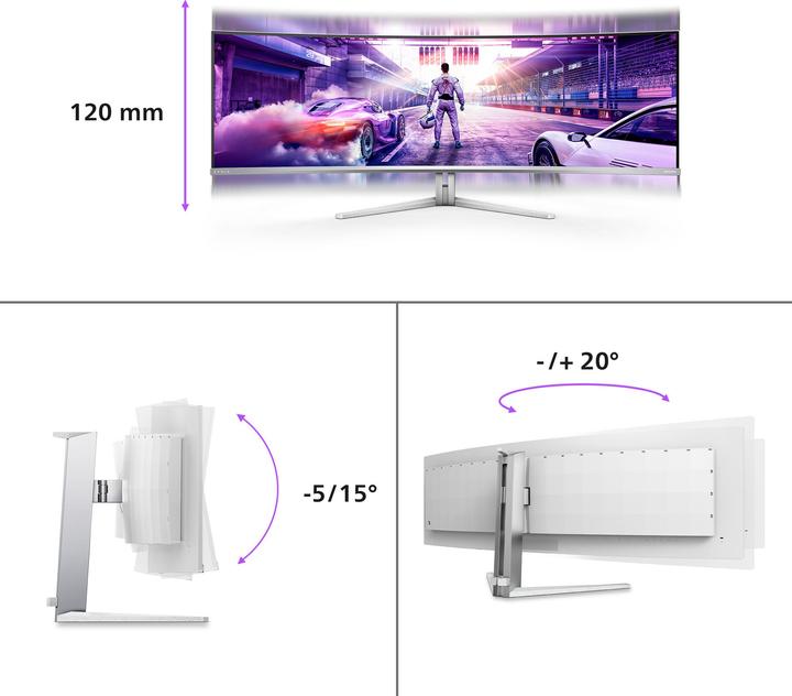 Actual product image Philips 49M2C8900L/00 (5120 x 1440 pixels, 48.90")