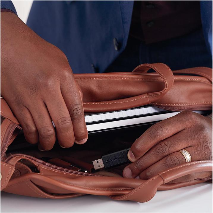 Image du produit Verbatim Clé USB PinStripe (128 Go, USB-A)