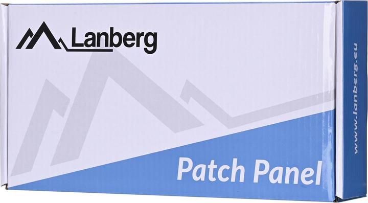 Produktbild Lanberg Patch Panel 25,40cm (10"), 12 port 1U, cat.6, grey