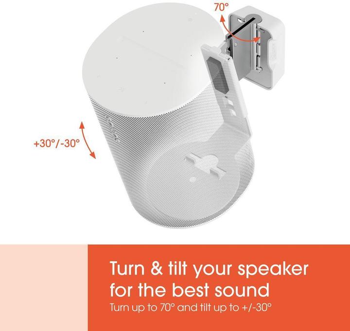 Produktbild Vogels SWM 4111 Sonos Era 100 Wandhalterung (Wandmontage, Drehbar, Neigbar)