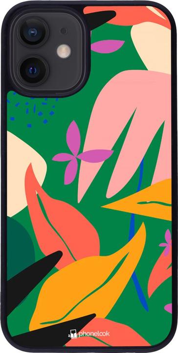 Actual product image PhoneLook Cover Silicone black Abstract Jungle (Apple iPhone 12 mini)
