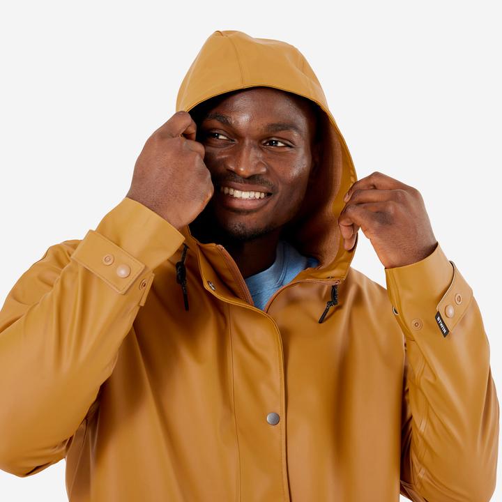 Image du produit Btwin Parka vélo City 540 imperméable unisexe jaune (XL)