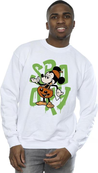 Actual product image Mickey Mouse Mens Spooky Sweatshirt (XXL)