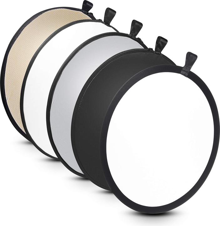 Immagine prodotto Walimex 5in1 Set di riflettori pieghevoli (Riflettore pieghevole, 56 cm)