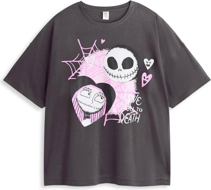 Produktbild The Nightmare Before Christmas Schlafanzug mit langer Hose kurzärmlig (M)