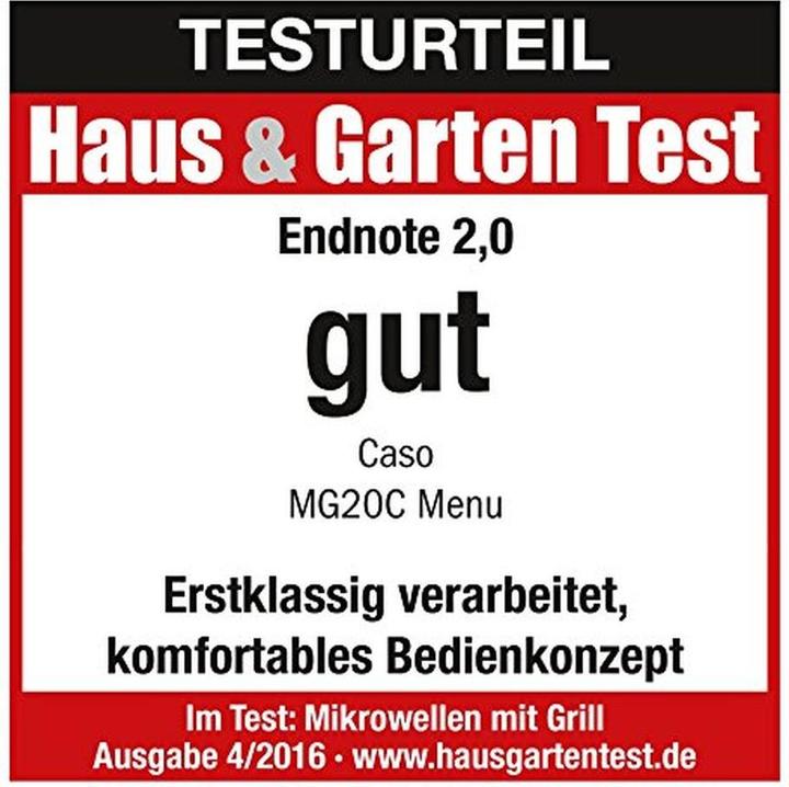 Actual product image Caso MG20 (20 l)