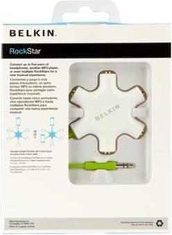 Actual product image Belkin Rockstar 5x Jack Distributor (Headphone Splitter)