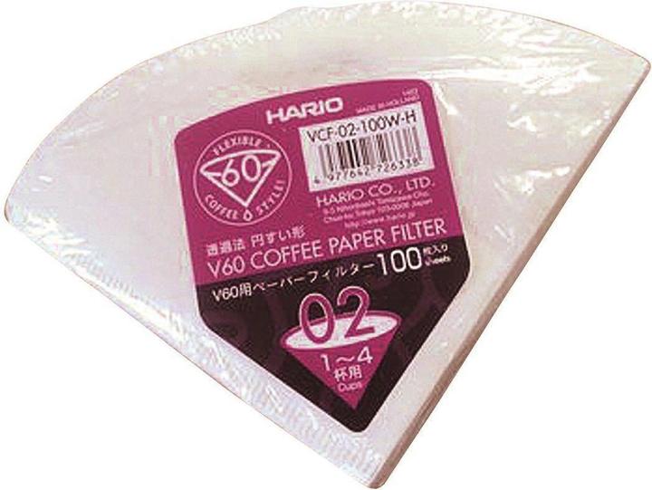 Actual product image Hario VCF-02-100W-H Coffee filter (e) cup disposable coffee filter