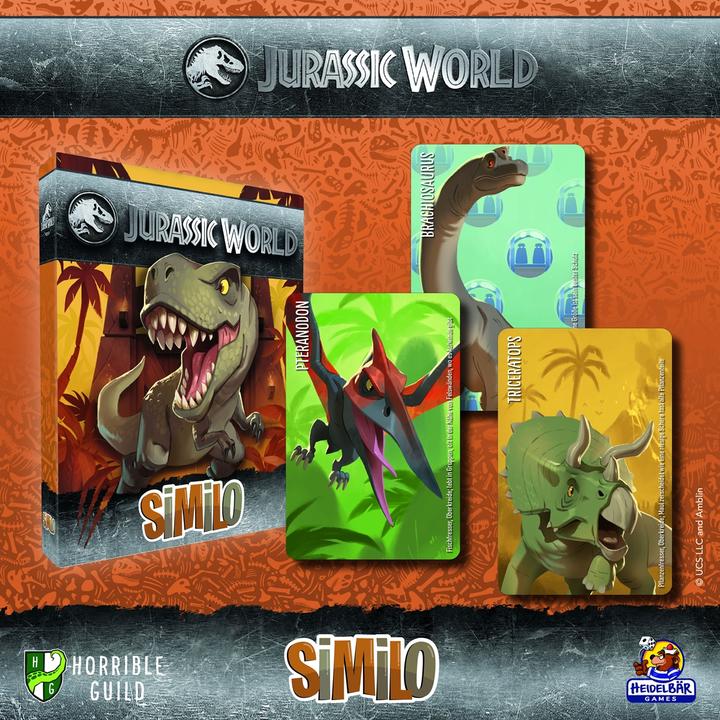Actual product image Horrible Guild Similo Jurassic World (d) (German, 2 - 4 Players)