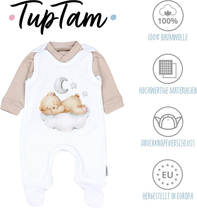 Produktbild TupTam Strampler mit Langarmshirt- Set (62)