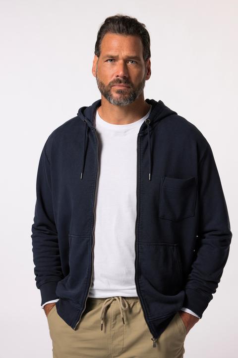 Produktbild JP1880 JP 1880 Hoodie-Jacke, Sweat, Vintage Look, Kapuze (L)
