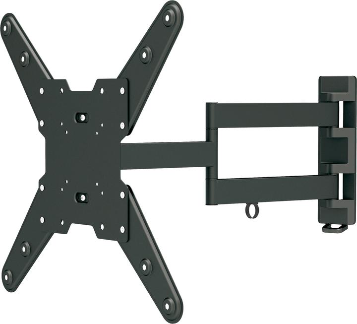 Actual product image Deltaco ARM-425 - 75 x 75 mm - 400 x 400 mm - 0 - 30° - 180° - Metal - Black (Wall, 35 kg, 32" - 35")