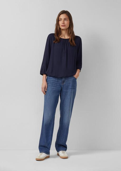 Immagine prodotto s.Oliver Bluse Strukturierte Viskose-Bluse mit Raff-Details (46)