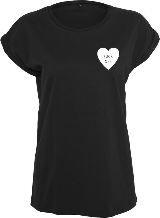 Produktbild Merchcode Ladies Fuck Off Heart Tee (XS)