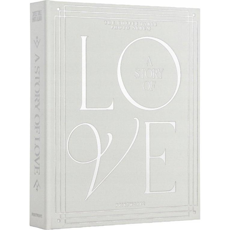 Printworks, Fotoalbum, Hochzeitsalbum - A STORY OF LOVE weiss (28 x 21 cm)