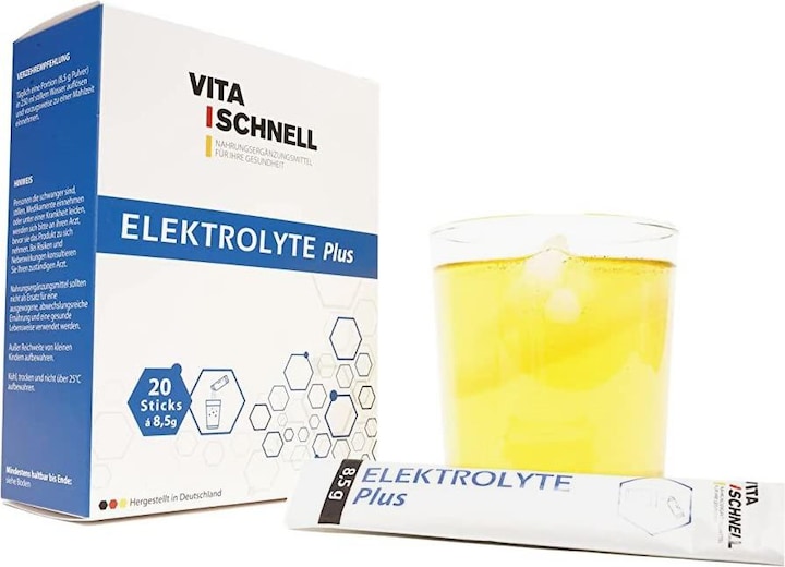 Immagine prodotto Delnava Pharma Vita Quick Electrolytes Plus (20 Pezzo/i, Busta, 214 g)