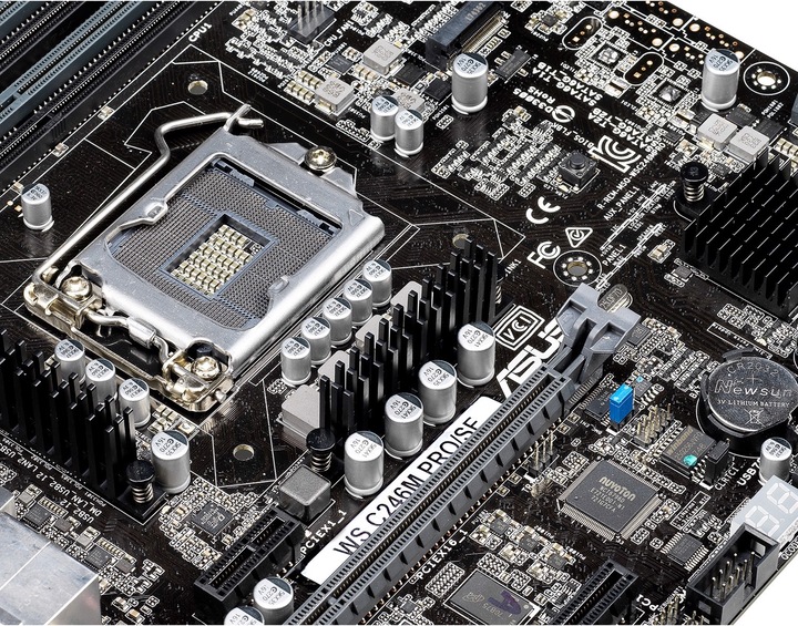 Actual product image ASUS WS C246M PRO/SE (LGA 1151, Intel C246, mATX)