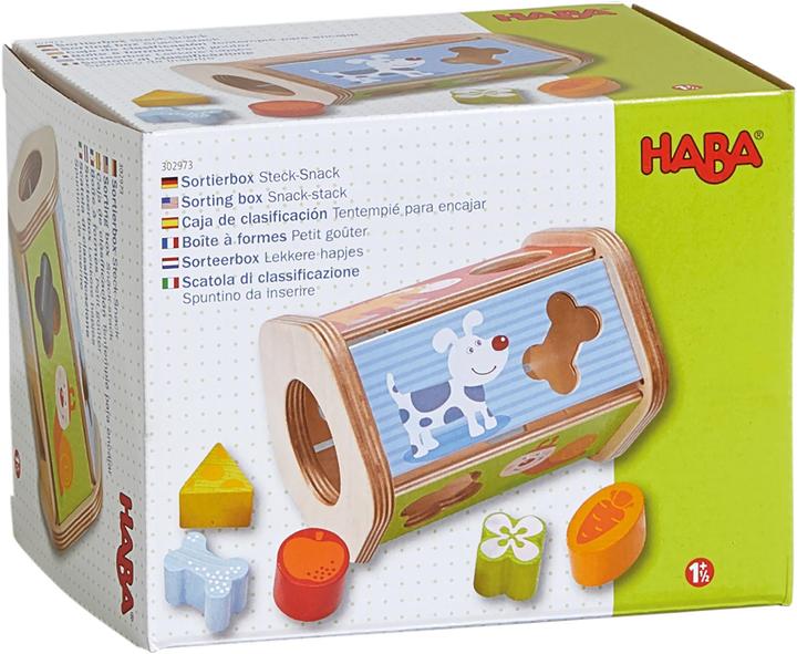 Actual product image Haba Sorting box plug-in snack