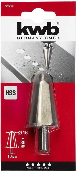 Image du produit kwb Foret à éplucher le métal 16-30 (16 mm, 30 mm)