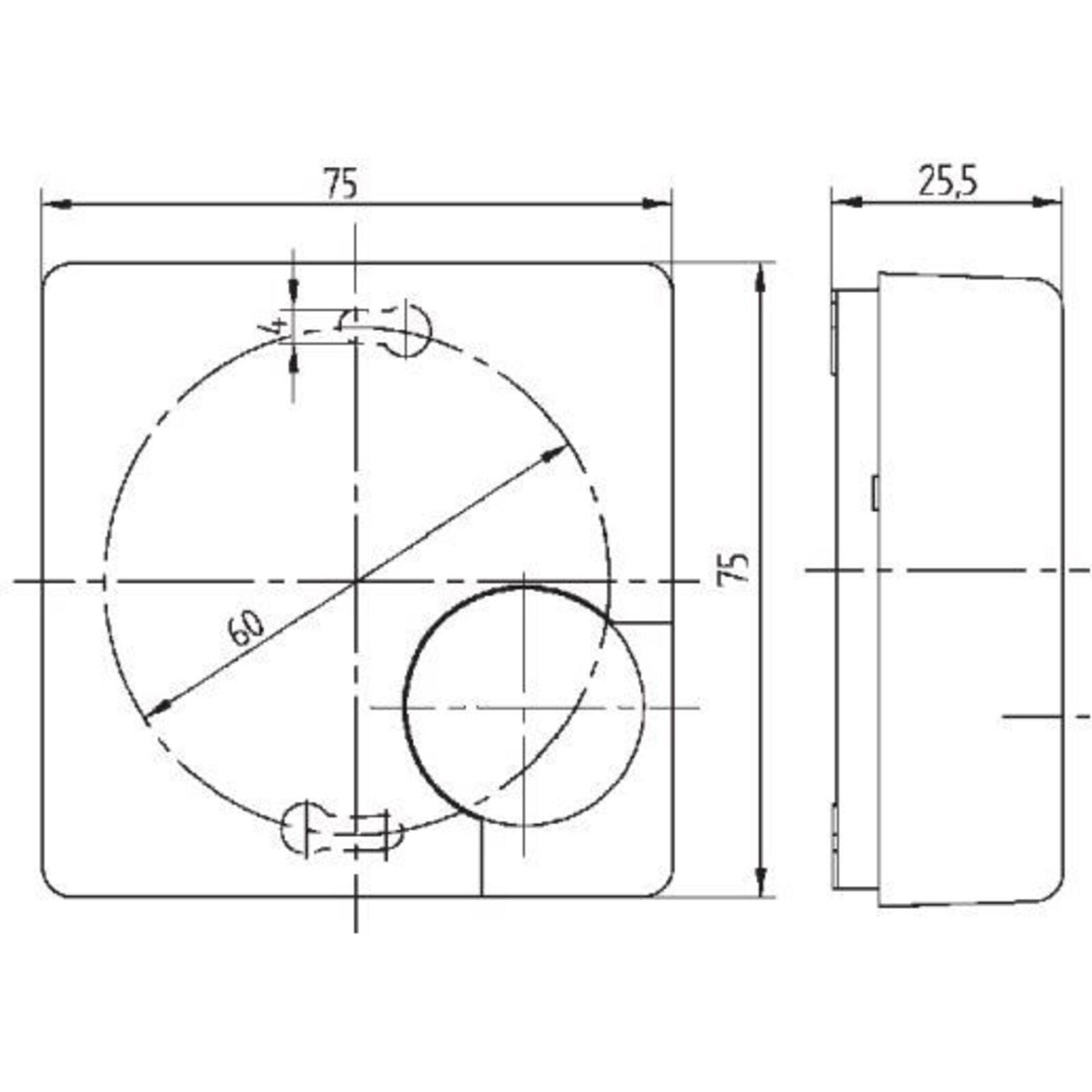 Thumbnail - Eberle Controls Raumthermostat Raumtemperaturregler, Thermostat, Weiss