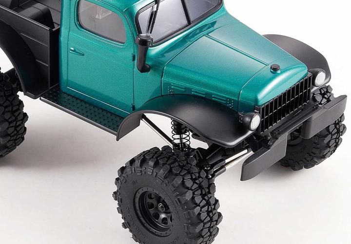 Produktbild FMS FCX24 Power Wagon Mud-Racer 1:24 grün - RTR 2.4GHz Brushless Version (RTR Ready-to-Run)
