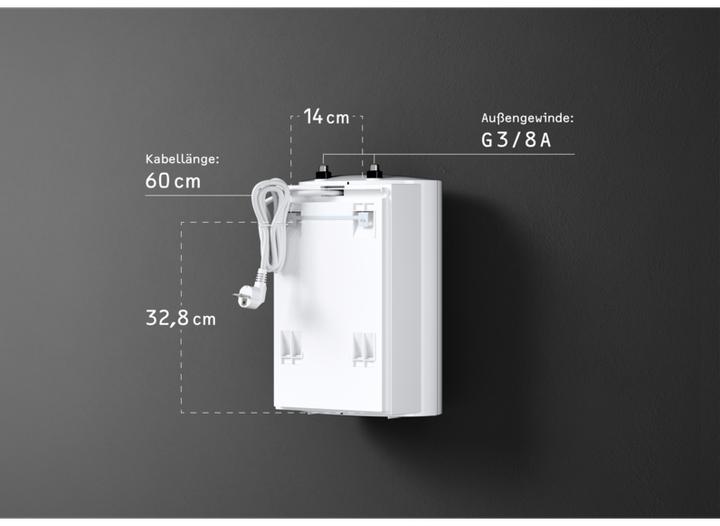 Actual product image Stiebel Eltron Unpressurised small storage tank SNE 5 t ECO with plug, LCD, ECO functions, temperature selection