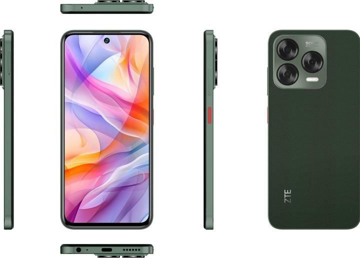 Actual product image ZTE Blade V70 Vita (256 GB, Green, 6.70", Dual SIM, 4G)