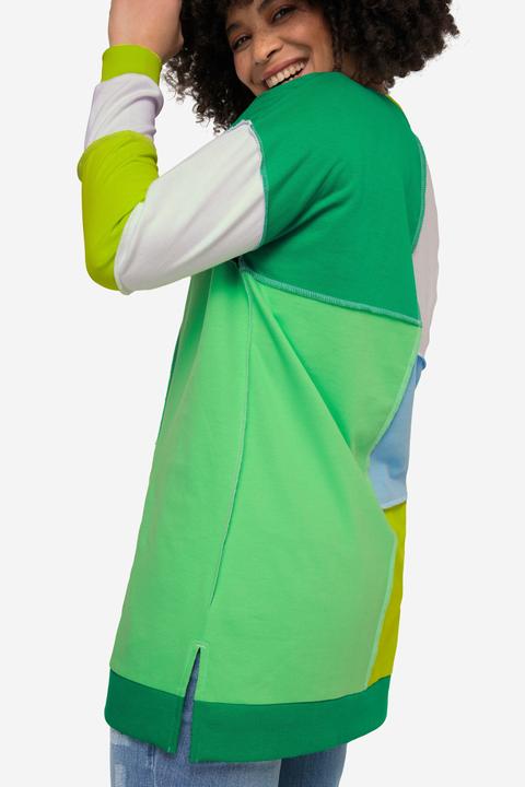 Produktbild Angel of Style Sweater, Colorblocking-Druck, Rundhals, Langarm (48)