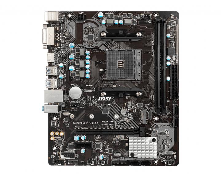 Produktbild MSI A320M-A Pro Max (AM4, AMD A320, mATX)