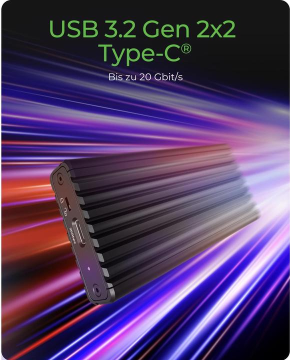 Actual product image Icy Box IB-1917M-C32a M.2 (M.2 2260, M.2 2280, M.2 2230, M.2 2242)