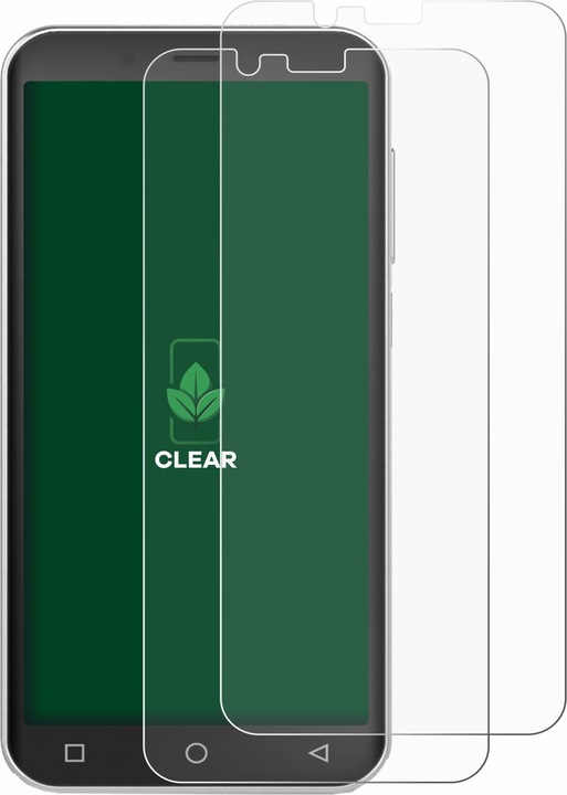 Produktbild ScreenLeaf Schutzfolie nachhaltiger Displayschutz Displayschutzfolie Folie Klar Transparent (2 Stück, Emporia Smart 4)