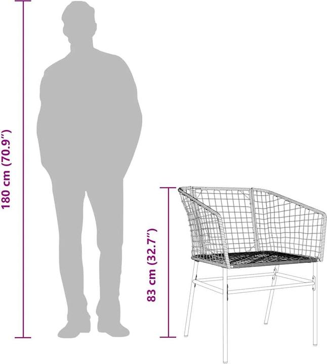 Produktbild vidaXL Garten Essgruppe