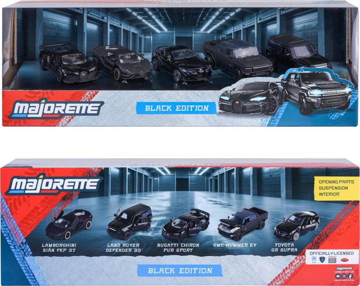 Produktbild Majorette Black Edition Next Gen 5 Pieces Giftpack