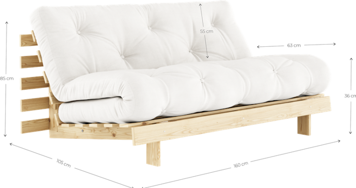 Image du produit Karup Design ROOTS 160 (Canapé-lit)