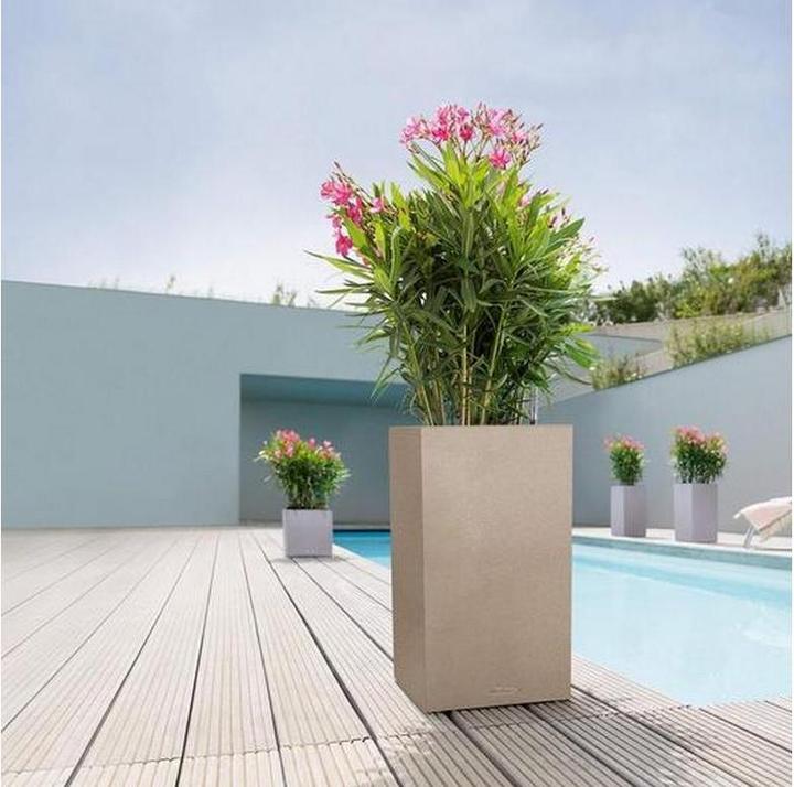 Actual product image Lechuza Planter Canto Stone 30 High (30 x 30 x 56.80 cm)